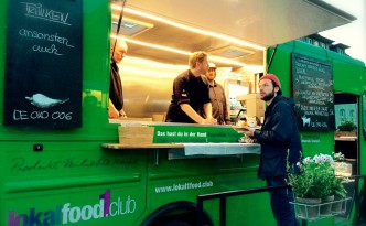 Der grüne Truck von Lokal1food Club